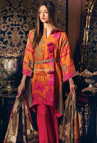 Charizma Linen Collection 3Piece - Wool Shawl SN-28