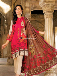 Charizma Naranji Embroidered Lawn Collection 3Pc Suit CN-34