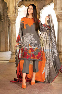 Charizma Naranji Spring Summer 2019 3pc Lawn Suit CN-35