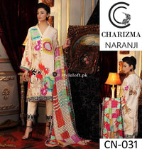 Charizma Naranji Winter Linen 3Piece CN-31
