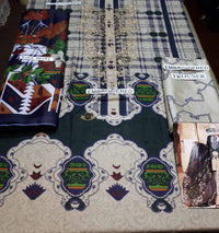 STYLE LOFT.PK Charizma Sheen Embroidered Linen Collection Unstitched 3PC Suit SH-12