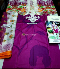 STYLE LOFT.PK Charizma Sheen Lawn Collection 2019 3Piece Suit SH-02-B