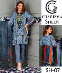 Charizma Sheen Winter 2018 3Piece SH-07-B