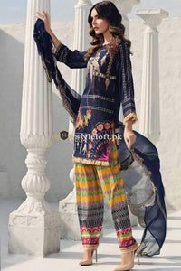 STYLE LOFT.PK Charizma Swissmiss Voil Collection 2019Collection Unstiched 3Pc Suit