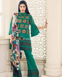 Charizma Winter Poshema Collection 2018 PS-14 Green