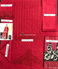 Charizma Winter Poshema Collection 2018 PS-15 Red