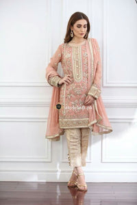 Anus Abrar Luxury Collection 2019 Unstitched 3Piece Suit- Party Wear