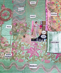 STYLE LOFT.PK Crimson X Republic Wedding Collection 2019 Unstitched 3PC Suit D01 Arsh