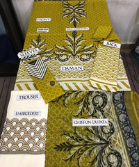 Cross Stitch Lawn Collection 2019 3Pc Embroidered CS-L18