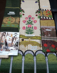 Cross Stitch Linen 3Piece Mughal Tales