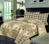 D-644 Premium Cotton King Bedsheet