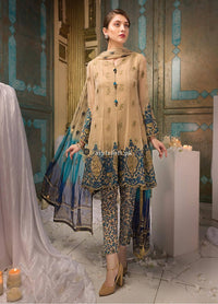 Edenrobe Embroidered Lawn Unstitched 3 Piece Suit ED18-F2 19336 - Festive Collection 2019