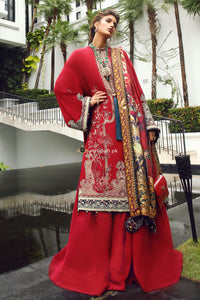 Elan Winter Collection 2018 3Piece, Wool Shawl ES-05 Red