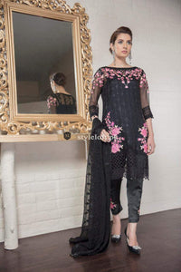 STYLE LOFT.PK Eshaal Embroidered Luxury Chiffon Collection by Emaan Adeel Unstitched 3 Piece Suit EA-10