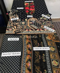 Ethnic Lawn Collection 3Pc Embroidered ETH-19-Black