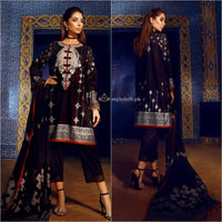 Ethnic Linen 3Piece ELT-1707-Black