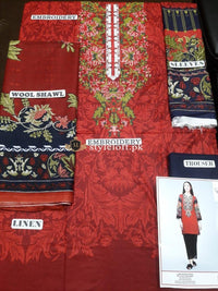 Ethnic Linen 3Piece WTB-646