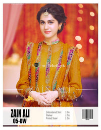 Event Special Marina Embroidered 3Piece Mayoon Dress