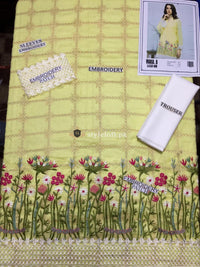 STYLE LOFT.PK Farida Hassan Lawn Collection 2019 Embroidered 2Piece Suit SS18-01