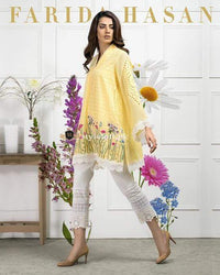 STYLE LOFT.PK Farida Hassan Lawn Collection 2019 Embroidered 2Piece Suit SS18-01