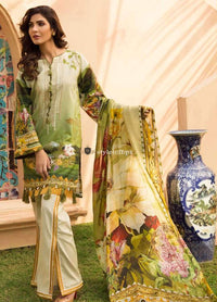 STYLE LOFT.PK Firdous Embroidered Exclusive Linen 3Piece Suit - Chiffon Dupatta
