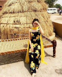 STYLE LOFT.PK Floral Print Embroidered Punjabi Salwar kameez Unstitched