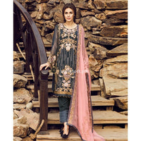 Flossie Embroidered Chiffon 07-Majestic Life