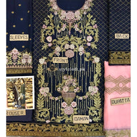 Flossie Embroidered Chiffon 07-Majestic Life