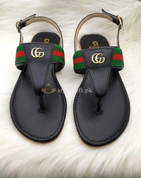 STYLE LOFT.PK Gucci Slipper Women's Footwear- Black