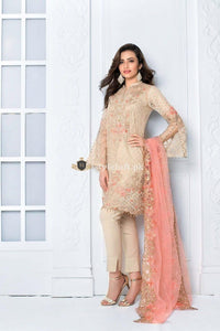STYLE LOFT.PK Gul Ahmed Eid Lawn Collection Unstitched 3 Piece Suit Beige FE-21