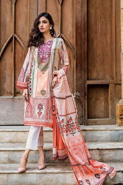 STYLE LOFT.PK Gul Ahmed Embroidered Lawn Collection 2019 Unstitched 3 Piece Suit -TL-222B