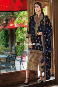 Gul Ahmed Velvet 2Piece Dress, Jamawar Trouser