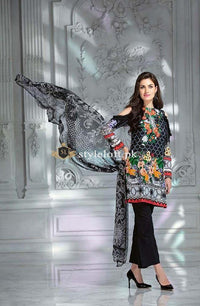 Gul Ahmed Winter-2018 GA-13Black