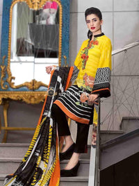 Gul Ahmed Winter 3Piece with Wool Shawl GA-1909