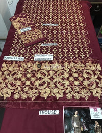Gulaal Tilla Embroidered Lawn Unstitched 2Pc Suit