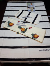 STYLE LOFT.PK HSY Linen Embroidered Unstitch 2Piece Suit (Shirt & Trouser)