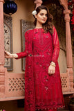 STYLE LOFT.PK Imrozia by Serene Embroidered Chiffon Unstitched 3 Piece Suit SEI19E-709 THE HEARTTHROB RED - Luxury Collection