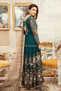 STYLE LOFT.PK Imrozia by Serene Embroidered Chiffon Unstitched 3 Piece Suit SEI19KM 809 TALOO-E-ZUMURD