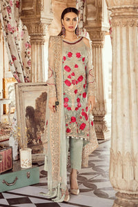STYLE LOFT.PK Imrozia by Serene Embroidered Chiffon Unstitched 3Pc Suit SEI19KM 802 GUL-E-GULZAAR