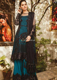 STYLE LOFT.PK Imrozia by Serene Embroidered Unstitched 3 Piece Suit SEI19E 704 THE TEAL MOONLIGHT - Luxury Collection