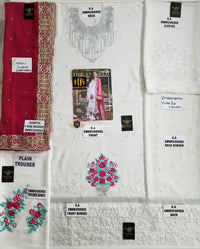 Imrozia Chiffon 3Piece Vie-Adoree-White