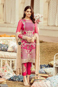 STYLE LOFT.PK Imrozia Premium Embroidered Lawn Collection 2019 3Pc Suit 07-The Mauve Vista