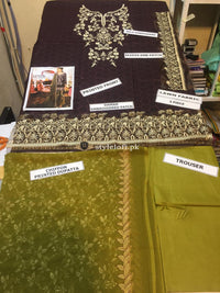 Iznik Embroidered Lawn Collection 3Pc Replica Suit IZ-19