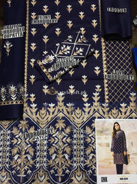 Iznik Embroidered Lawn Unstitched 3 Piece Suit IC19CC 04 Starry Sky