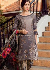 STYLE LOFT.PK Iznik Embroidered Lawn Unstitched 3 Piece Suit IZ19L 08 SUNSET - Spring / Summer Collection