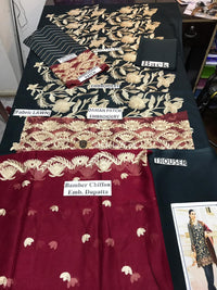 Iznik Embroidered Lawn Unstitched 3Piece Suit Golden Garden - Luxury Collection