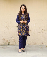 STYLE LOFT.PK Iznik Linen Embroidered Unstitched 2 Piece Suit IZ19-F01