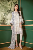 Jazmin Barooq Chiffon Collection 3Piece Unstitched Suit Rush-Skin