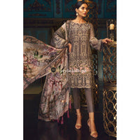 Jazmin Chiffon Collection 3Piece Unstitched Suit D-01
