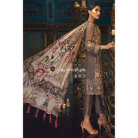 Jazmin Chiffon Collection 3Piece Unstitched Suit D-01